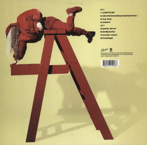 Billie Eilish Dont Smile At Me - Red Vinyl 12" vinyl single (12 inch record / Maxi-single) US 0NRLPDO776375