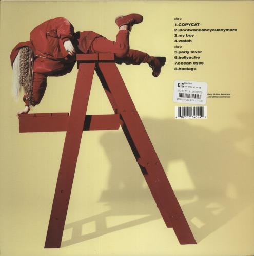 Billie Eilish Dont Smile At Me - Yellow/ Red Vinyl 12" vinyl single (12 inch record / Maxi-single) US 0NR12DO881139