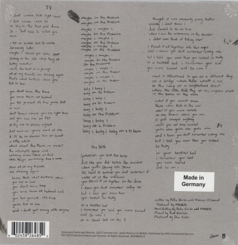 Billie Eilish Guitar Songs - Green Vinyl - Sealed 7" vinyl single (7 inch record / 45) US 0NR07GU829440