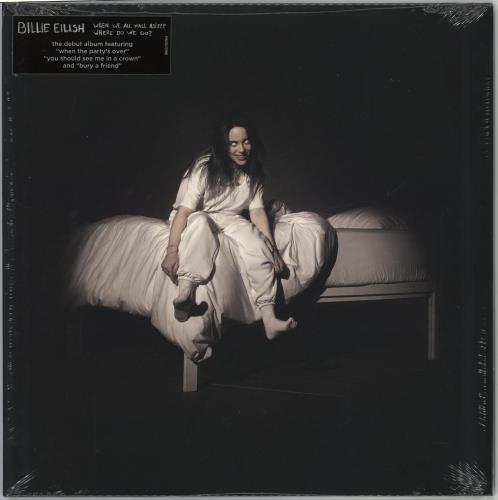 Billie Eilish When We All Fall Asleep, Where Do We Go ? - Apricot Vinyl - Sealed vinyl LP album (LP record) UK 0NRLPWH774571