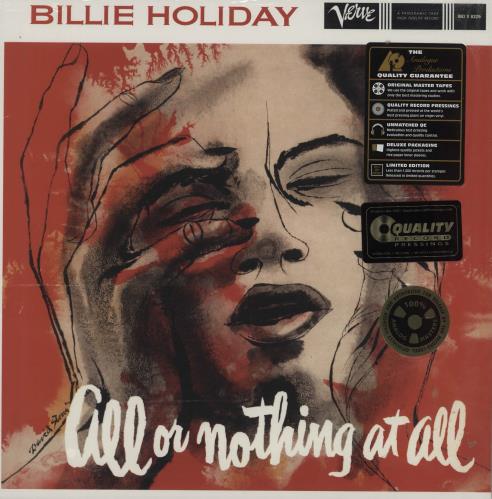 Billie Holiday All Or Nothing At All - 200gm 45RPM 2-LP vinyl record set (Double LP Album) US B/H2LAL759507