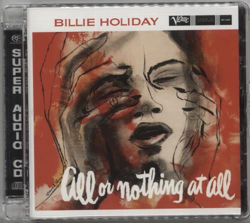 Billie Holiday All or Nothing at All super audio CD SACD US B/HSAAL865109