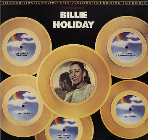 Billie Holiday Golden Greats vinyl LP album (LP record) UK B/HLPGO388694