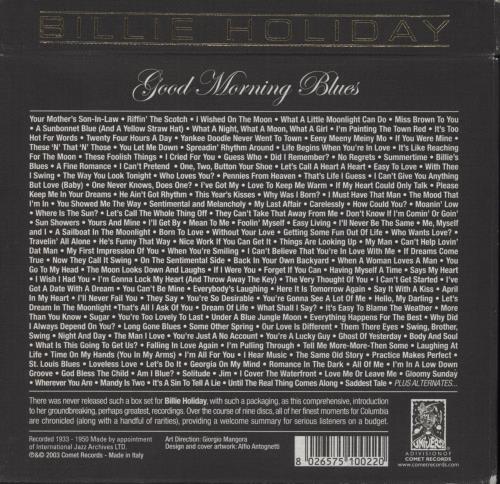Billie Holiday Good Morning Blues: The Complete Columbia Recordings, 1933-1950 CD Album Box Set Italian B/HDXGO863209