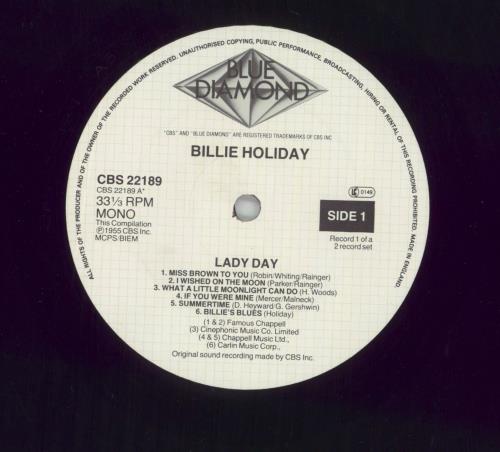 Billie Holiday Lady Day / Lady In Satin 2-LP vinyl record set (Double LP Album) UK B/H2LLA578038