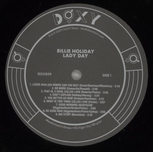 Billie Holiday Lady Day 2-LP vinyl record set (Double LP Album) UK B/H2LLA885747