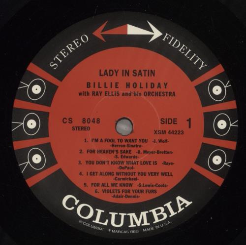 Billie Holiday Lady In Satin - 180gm vinyl LP album (LP record) US B/HLPLA882184