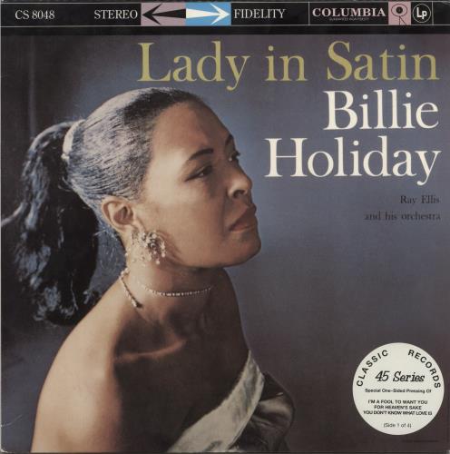 Billie Holiday Lady In Satin - 45rpm 4-LP vinyl album record set US B/H4LLA875997