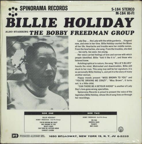 Billie Holiday Misty & Blue - shrink vinyl LP album (LP record) US B/HLPMI790695