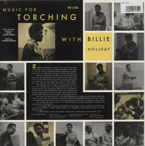 Billie Holiday Music For Torching - 180 Gram Vinyl - Sealed vinyl LP album (LP record) German B/HLPMU880444