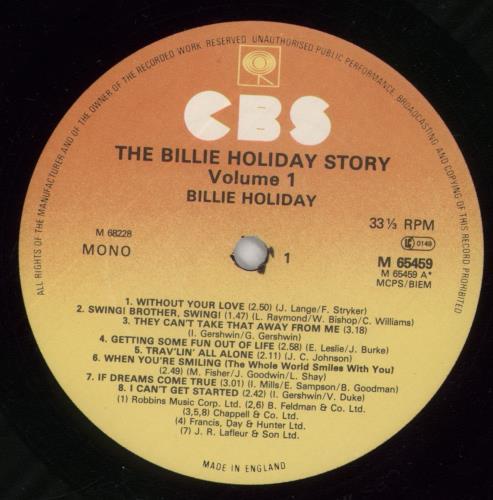 Billie Holiday The Billie Holiday Story Volume 1 2-LP vinyl record set (Double LP Album) UK B/H2LTH377266