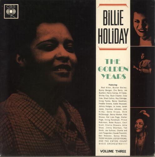Billie Holiday The Golden Years Volume Three vinyl LP album (LP record) UK B/HLPTH738907