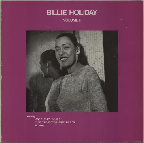 Billie Holiday Volume II vinyl LP album (LP record) UK B/HLPVO434340