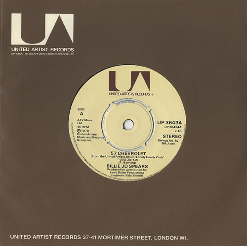 Billie Jo Spears '57 Chevrolet 7" vinyl single (7 inch record / 45) UK BC707CH492943