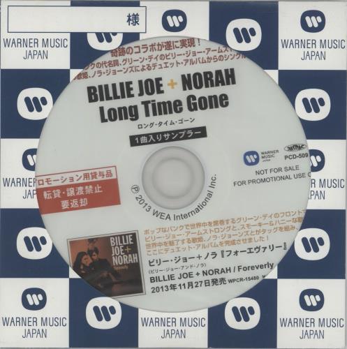 Billie Joe Armstrong Long Time Gone CD-R acetate Japanese BJGCRLO661267