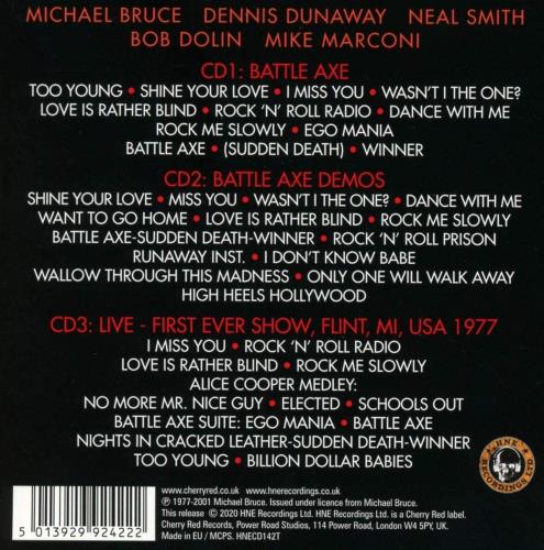 Billion Dollar Babies Battle Axe - Sealed 3-CD album set (Triple CD) UK EJU3CBA776129