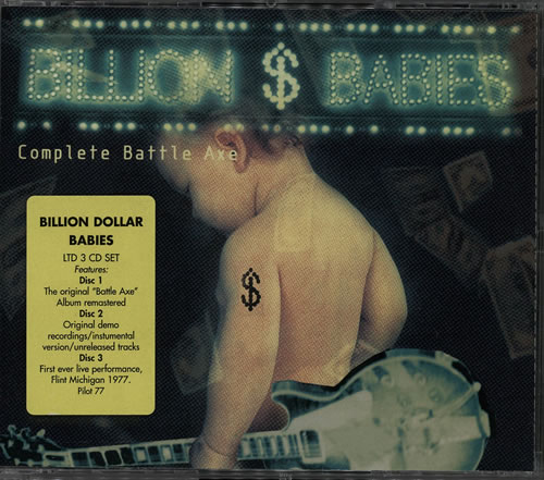 Billion Dollar Babies Complete Battle Axe 3-CD album set (Triple CD) UK EJU3CCO572566