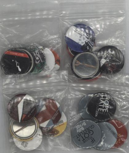 Billy Bragg A Bundle of 20 Button Badges badge UK BBRBGAB671915