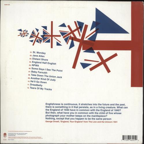 Billy Bragg England Half English vinyl LP album (LP record) UK BBRLPEN209225