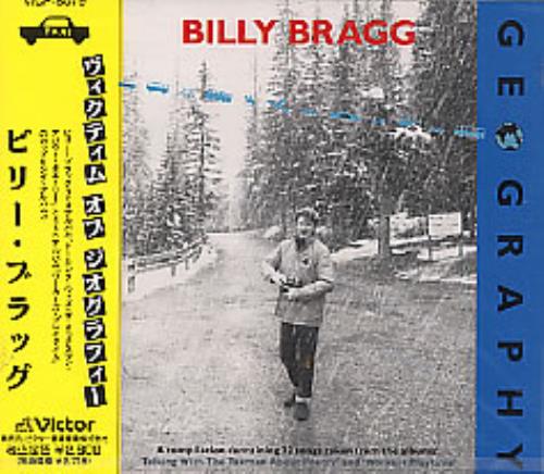 Billy Bragg Geography CD album (CDLP) Japanese BBRCDGE276013
