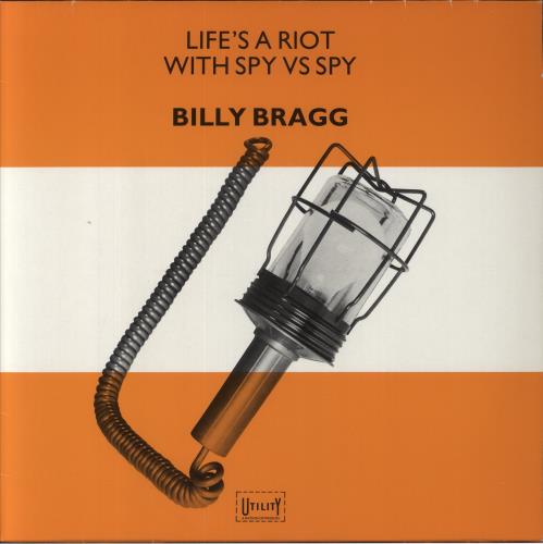 Billy Bragg Life's A Riot With Spy Vs Spy vinyl LP album (LP record) German BBRLPLI857231