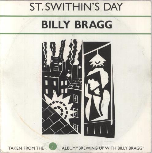 Billy Bragg St. Swithin's Day 7" vinyl single (7 inch record / 45) German BBR07ST109875