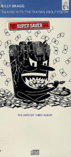 Billy Bragg Talking With The Taxman About Poetry - Long Box CD album (CDLP) US BBRCDTA347288