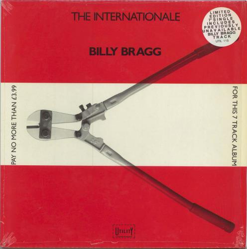 Billy Bragg The International + 7" vinyl vinyl LP album (LP record) UK BBRLPTH443017