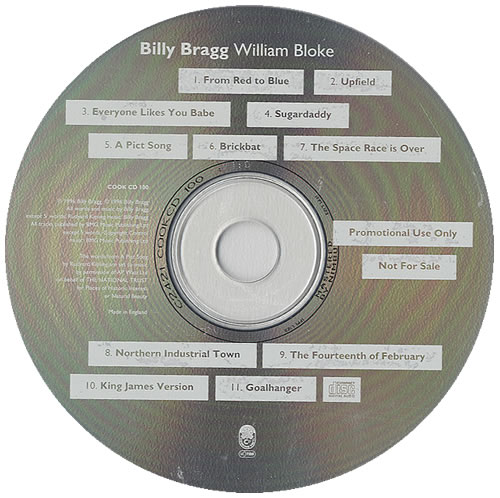 Billy Bragg William Bloke CD album (CDLP) UK BBRCDWI108609