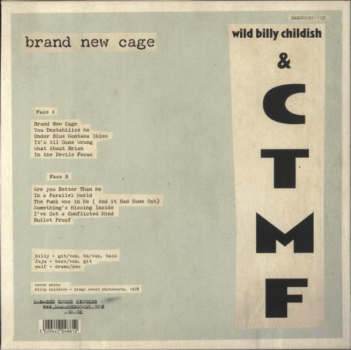 Billy Childish Brand New Cage - Yellow Vinyl vinyl LP album (LP record) UK BLCLPBR859525