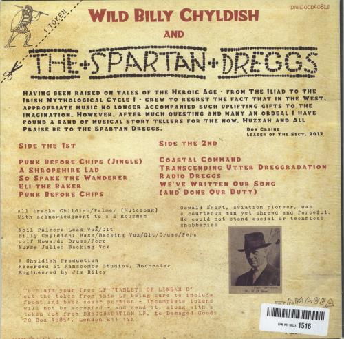 Billy Childish Coastal Command vinyl LP album (LP record) UK BLCLPCO859566