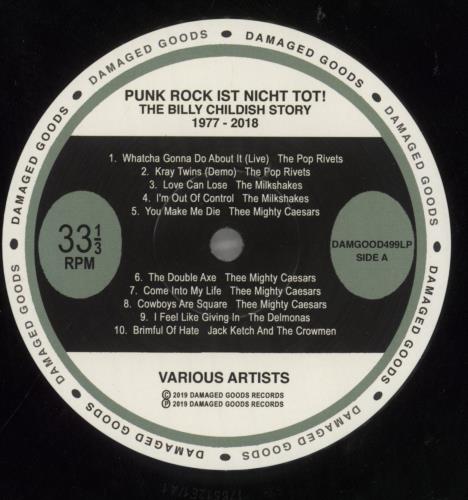 Billy Childish Punk Rock Ist Nicht Tot! The Billy Childish Story 1977 - 2018 3-LP vinyl record set (Triple LP Album) UK BLC3LPU858854