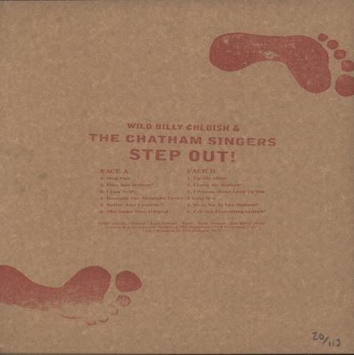 Billy Childish Step Out! vinyl LP album (LP record) UK BLCLPST878408