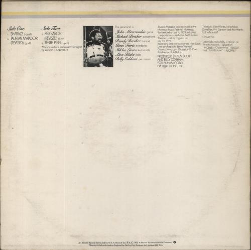 Billy Cobham Shabazz vinyl LP album (LP record) UK BYHLPSH251784