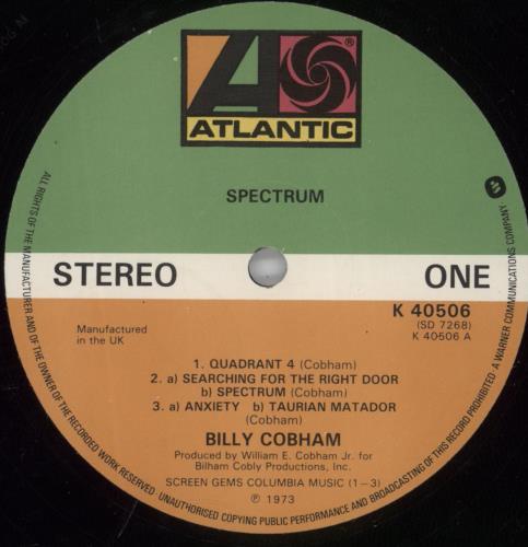 Billy Cobham Spectrum vinyl LP album (LP record) UK BYHLPSP749392