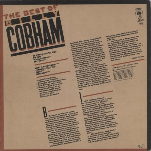 Billy Cobham The Best Of Billy Cobham vinyl LP album (LP record) UK BYHLPTH886763