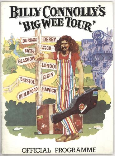 Billy Connolly Big Wee Tour tour programme UK BCLTRBI294424