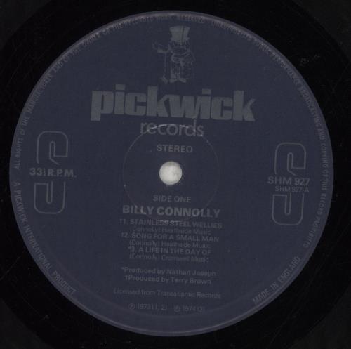 Billy Connolly Billy Connolly vinyl LP album (LP record) UK BCLLPBI460884