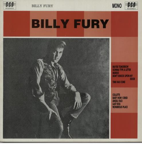 Billy Fury Billy Fury vinyl LP album (LP record) UK BFULPBI646561