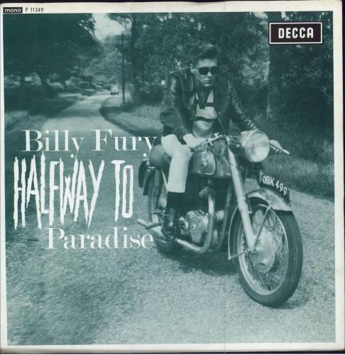 Billy Fury Halfway To Paradise 7" vinyl single (7 inch record / 45) UK BFU07HA783371