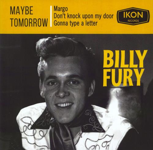 Billy Fury Maybe Tomorrow - Lemon Yellow Vinyl 10" vinyl single (10 inch record) UK BFU10MA791112
