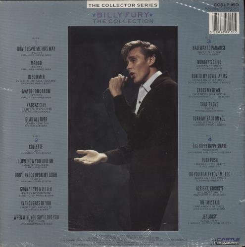 Billy Fury The Collection vinyl LP album (LP record) UK BFULPTH875390