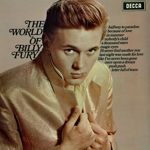 Billy Fury The World Of Billy Fury vinyl LP album (LP record) UK BFULPTH228711