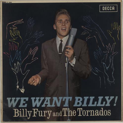 Billy Fury We Want Billy! vinyl LP album (LP record) UK BFULPWE677916