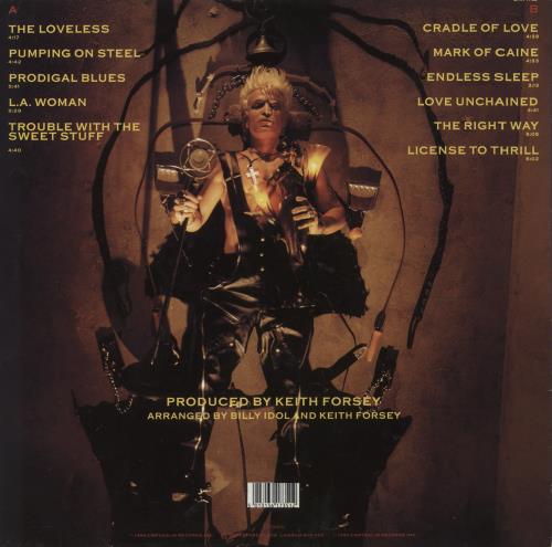 Billy Idol Charmed Life vinyl LP album (LP record) UK IDOLPCH550813