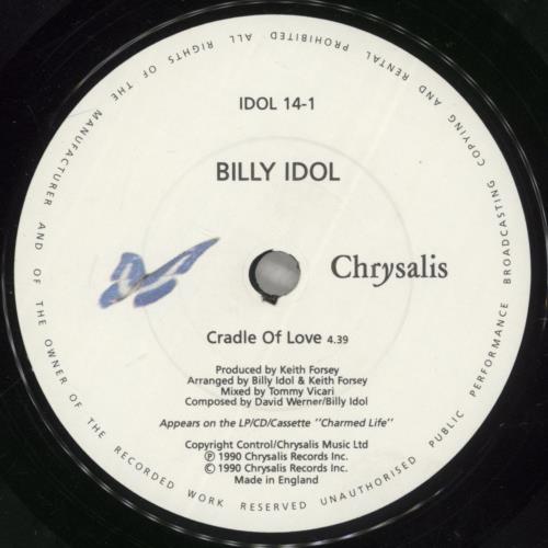 Billy Idol Cradle Of Love 7" vinyl single (7 inch record / 45) UK IDO07CR514879