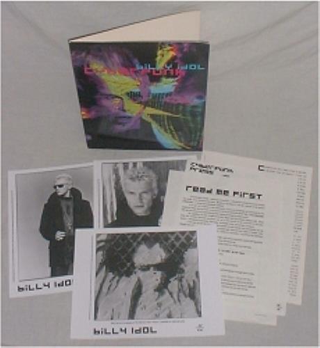 Billy Idol Cyberpunk media press pack US IDOPPCY191886