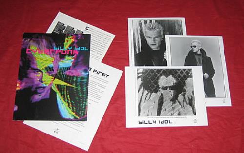 Billy Idol Cyberpunk media press pack US IDOPPCY364412