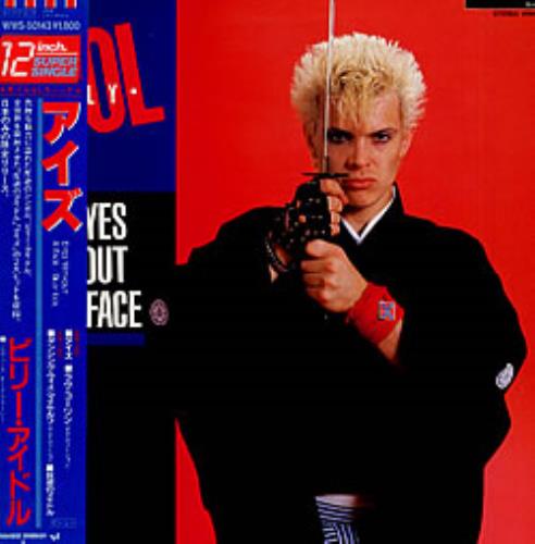 Billy Idol Eyes Without A Face 12" vinyl single (12 inch record / Maxi-single) Japanese IDO12EY40155