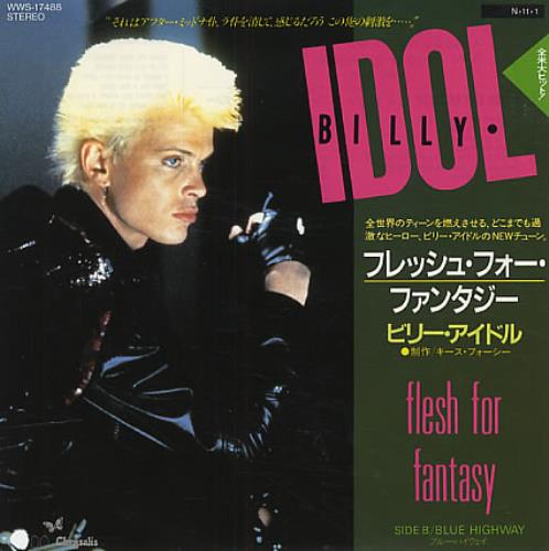 Billy Idol Flesh For Fantasy 7" vinyl single (7 inch record / 45) Japanese IDO07FL135364
